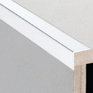 3 Metre Retro Fit L-Shape Trim 10mm Brush Finish