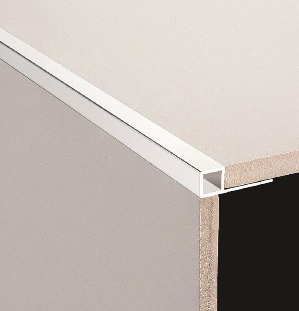 3 Metre Aluminium Square Edge 8mm Brush Finish