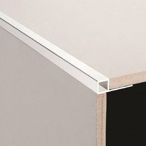 3 Metre Aluminium Square Edge 10mm Brush Finish