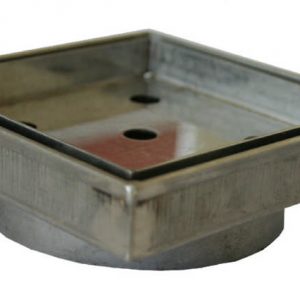 Floor Drain S/Steel 110X110mm Tile-In Cover - 90mm Outlet
