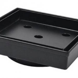 Floor Drain S/Steel 110X110mm Black Tile-In Cover 45mm Outlet