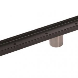 Floor Long Drain Black - 300mm Tile-In Cover 316 S/Steel