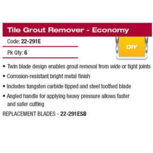 Alternative view of Grout Remover - Economy