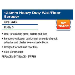 Alternative view of Scraper - Heavy Duty 125mm