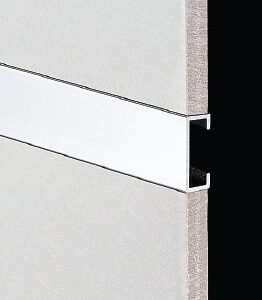 2 Metre Listello Trim 10mm Bright Silver