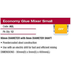 Alternative view of Mixer - Glue Economy 80mm