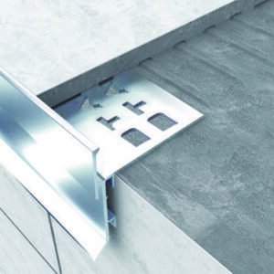 Corner Piece Balcony Internal Weep Hole 12mm Matt Silver