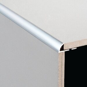 3 Metre Round Edge Aluminium 10mm White
