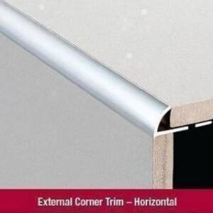 3 Metre Round Edge Aluminium 12mm Plain