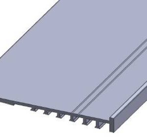 Vinyl Ramp 10mm X 2.5mm X100mm Length 3.3M