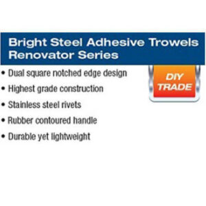 Alternative view of Trowel - Adhesive 10mm With Rubber Handle
