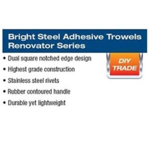 Alternative view of Trowel - Adhesive 12mm With Rubber Handle