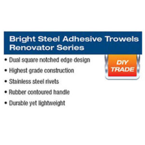 Alternative view of Trowel - Adhesive 4mm With Rubber Handle