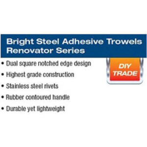 Alternative view of Trowel - Adhesive 8mm With Rubber Handle