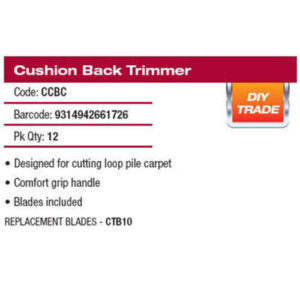 Alternative view of Carpet Cushion Back Trimmer