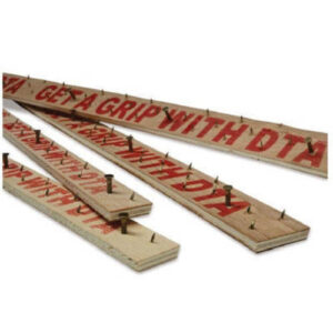 Carpet Dual Nail Gripper Timber 1.2M X 25mm 100Pcs