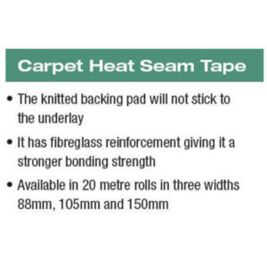 Alternative view of Carpet Seam Tape Knitted 105mm X 20M