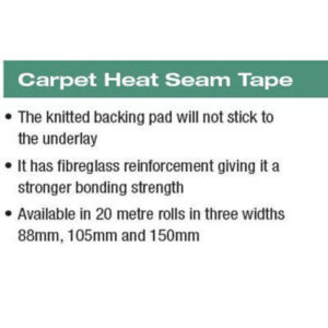 Alternative view of Carpet Seam Tape Knitted 88mm X 20M