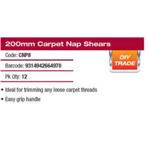 Alternative view of Carpet Nap Shears 200mm