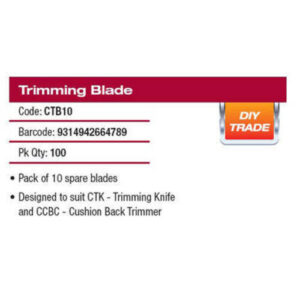 Alternative view of Carpet Trimming Blade 10Pcs Rectangular