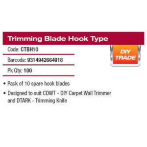 Alternative view of Carpet Trimming Blade 10Pcs Hooked