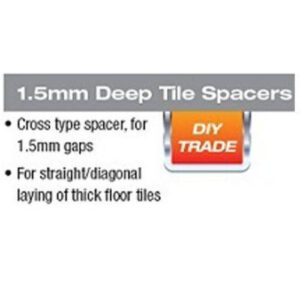 Alternative view of Deep Spacers 1.5mm X 250
