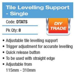 Alternative view of Tile Support - Adjustable