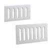 Vent - Twin Pack 200 X 100 White