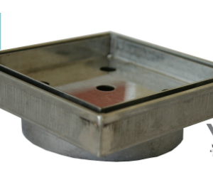 Floor Drain S/Steel 110X110mm Tile-In Cover