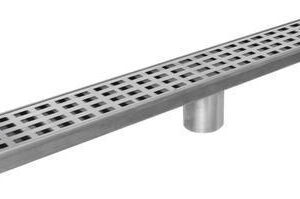 Floor Long Drain - 600mm Rectangular Cover 316 S/Steel