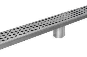 Floor Long Drain - 600mm Square Cover 316 S/Steel