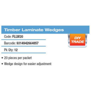 Alternative view of Timber Laminate Wedges 20 Pcs