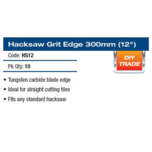 Alternative view of Hacksaw Blade 12''