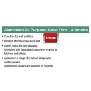 Alternative view of 3.6 Metre All Purpose Cove Bright Silver