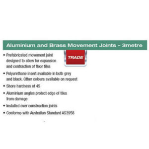 Alternative view of Ex/Jnt 3M 22X6mm Br/Black Flush Finish
