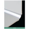 3.6 Metre Aluminium Cove Trim 10X10 Matt Silver