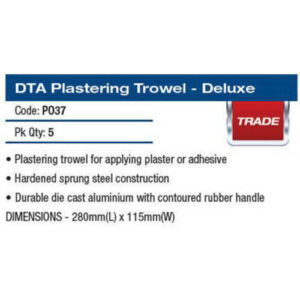 Alternative view of Trowel - Plastering