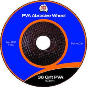 Grinding/Polishing Disc - 36 Grit 100mm 10-Pack