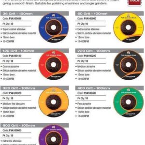 Grinding/Polishing Disc - 120 Grit 100mm