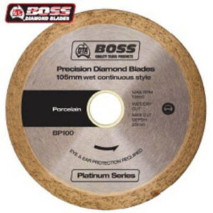 Diamond Blade - Continuous Porcelain 250mm