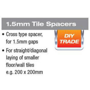 Alternative view of Cross Spacers 1.5mm X 5000 Bucket