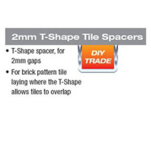 Alternative view of T Spacers 2mm X 100