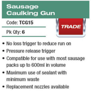 Alternative view of Caulking Gun - 375mm (15Inch ) Sausage Type