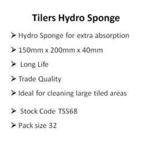 Alternative view of Tilers & Slaters Sponge Small 6Inch  X 8Inch