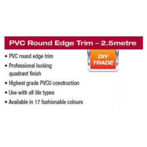 Alternative view of Pvc Trade Trim - 12mm X 2.5M Black